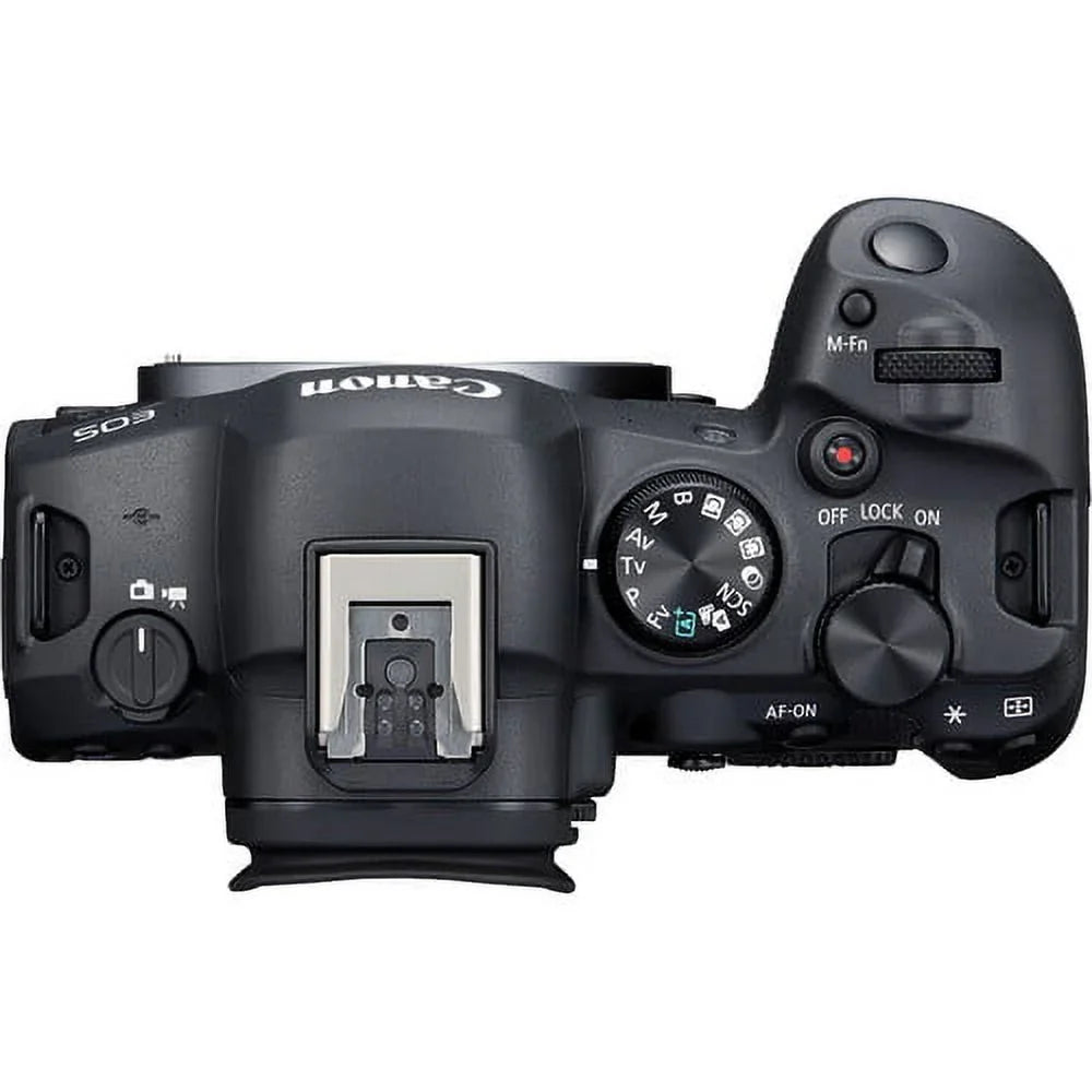 Canon EOS R6 Mark II Mirrorless Camera (5666C002) + Canon RF 24-70mm Lens + 64GB Memory Card + Case + Corel Photo Software + 2 x LPE6 Battery + External Charger + Card Reader + More
