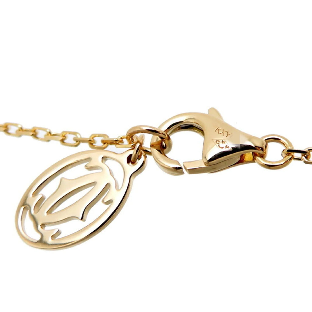 Pre-Owned Cartier 0.09ct Diamond Amour SM Ladies Necklace B7215800 750 Yellow Gold (Good)