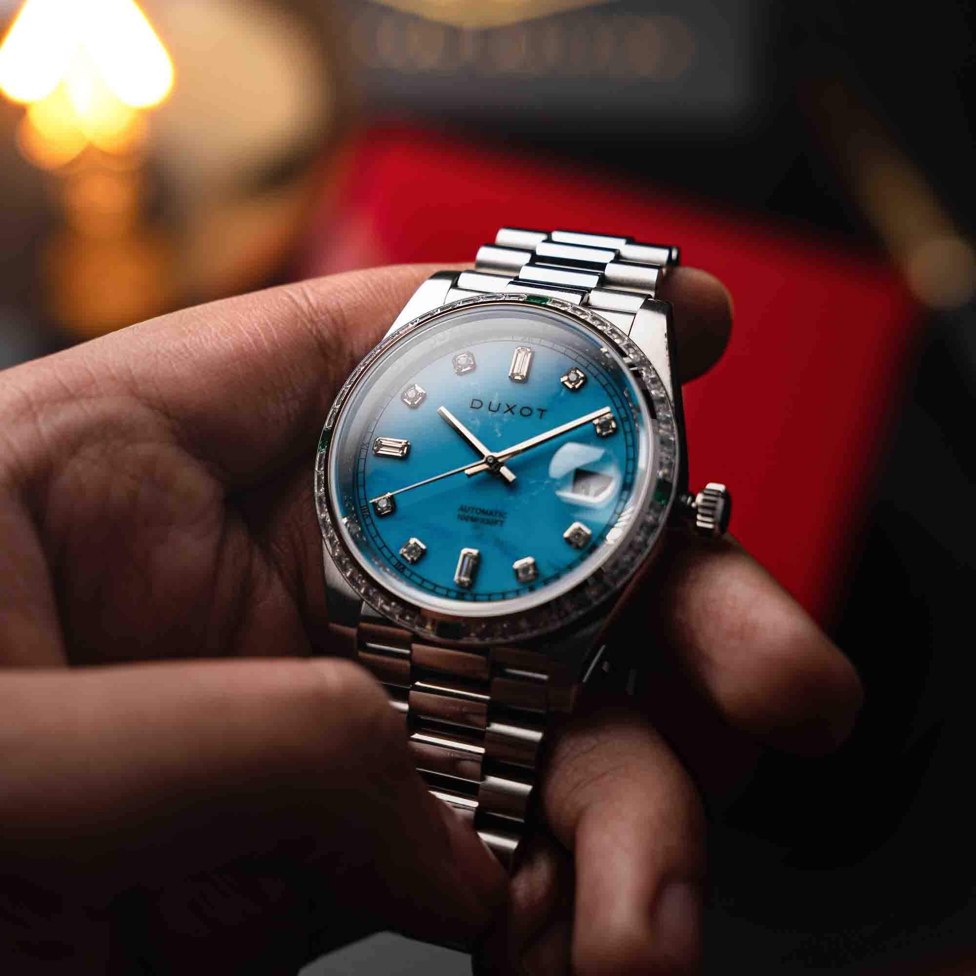 Duxot Serenata Rainbow Diver Automatic Turquoise Limited Edition