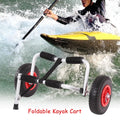 Anself Portable Lightweight Foldable Vessel Kayak Canoe Trolley