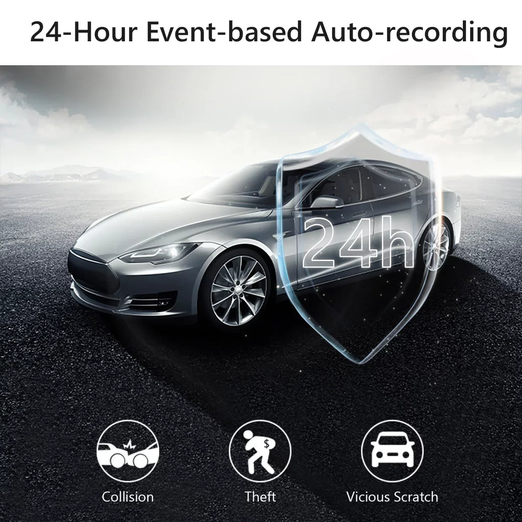 Imou 4MP Dash Cam Car DVR Video Recorder Night Vision Voice Control 24h Parking Monitor Time Lapse G-Sensor Dashcam Front Camera