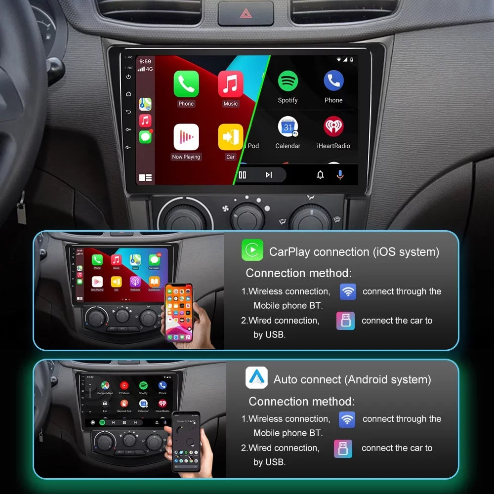 JMANCE Car GPS Navigation Stereo for Nissan Sentra Sylphy 2012-2018 Android 10 2+32GB with Backup Camera