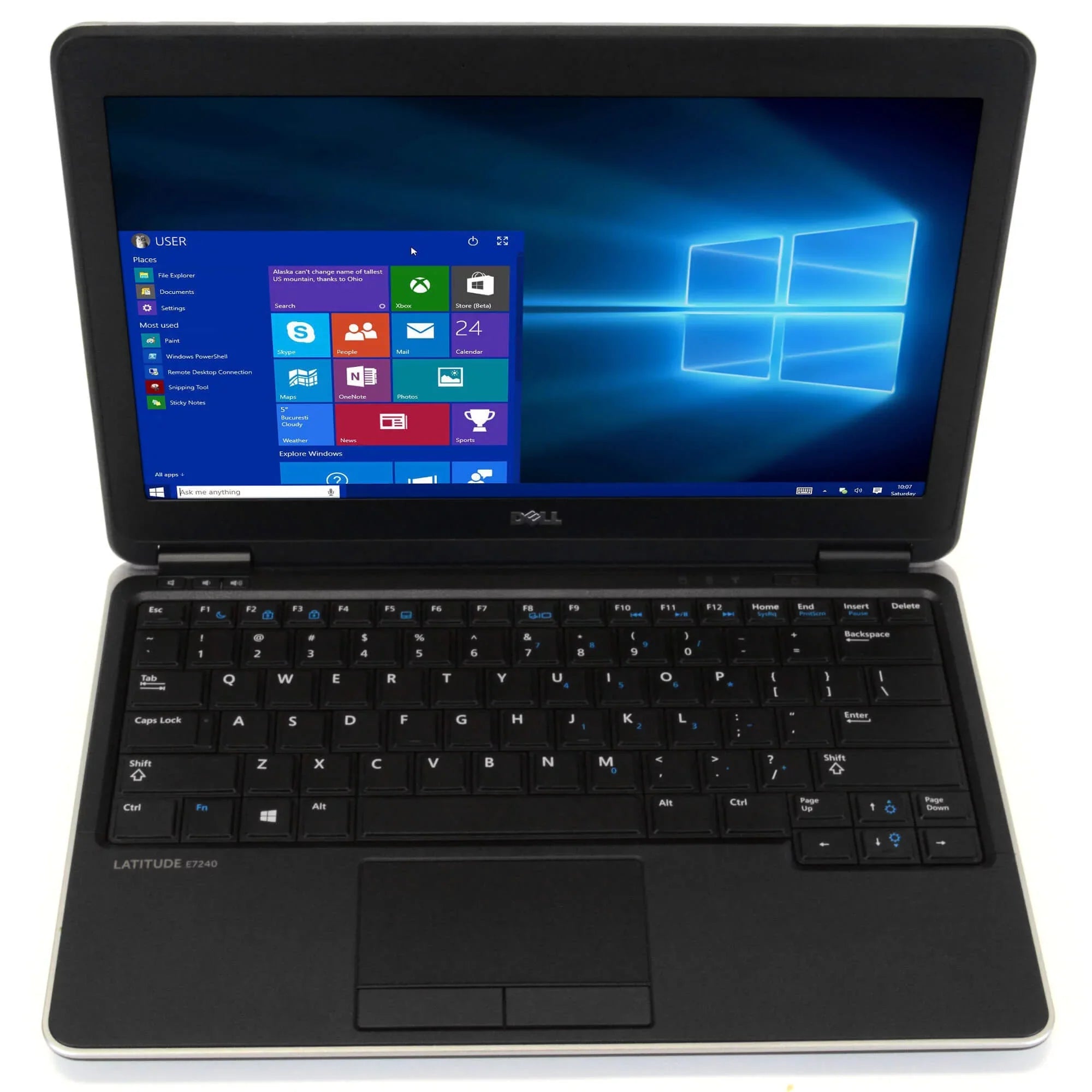Used E7240 Laptop i5 Dual Core Gen 4 4GB RAM 128GB SSD Windows 10 Home 64 Bit