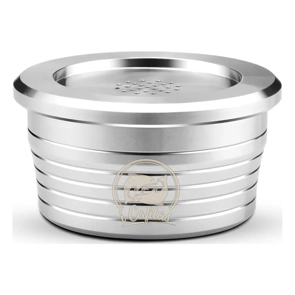 Suzicca Stainless Steel Reusable Coffee Capsules Reusable Coffee Capsule Cup Filter Matching with Delta Q