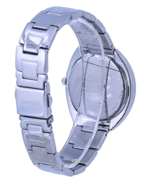 Fossil Gabby Crystal Accents Rose Gold Tone Dial Quartz Womens Watch, Black