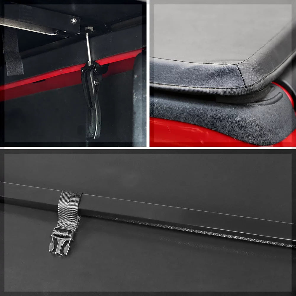Short Bed Tonneau Protection 5.7Ft Soft Tri-Fold Fleetside for 09-21 Ram 1500/2500 Fits select: 2009,2011-2012 DODGE RAM 1500