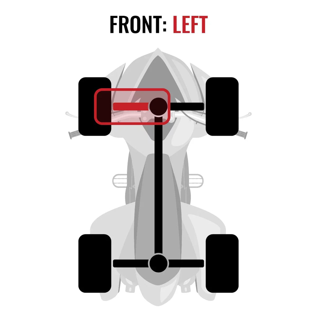 Sixity XT Front Left Axle Suitable with Can-Am Maverick 1000 2015 - MAX 1000 XDS DPS 4X4