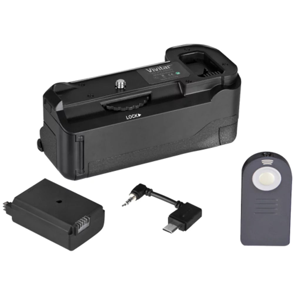 Vivitar Deluxe Power Battery Grip for Sony Alpha A6300 + A6500 Camera with Wireless Remote