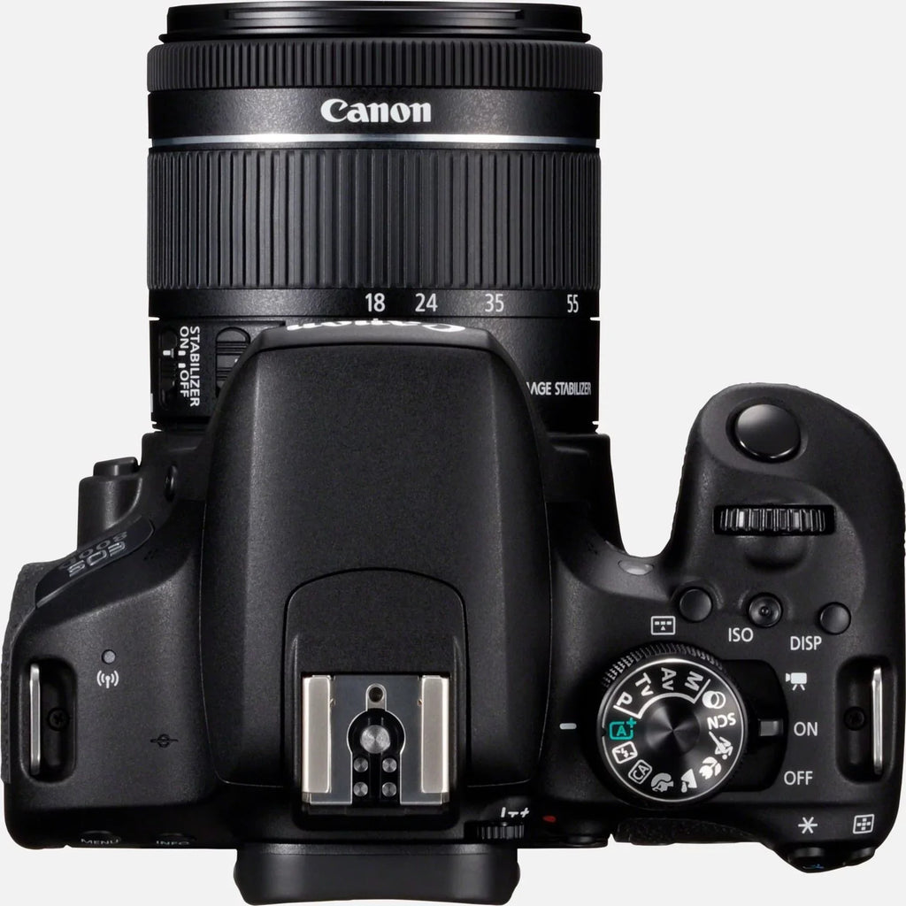 Canon EOS 800D 24.2 Megapixel Digital SLR Camera with Lens, 0.71", 2.17", Black