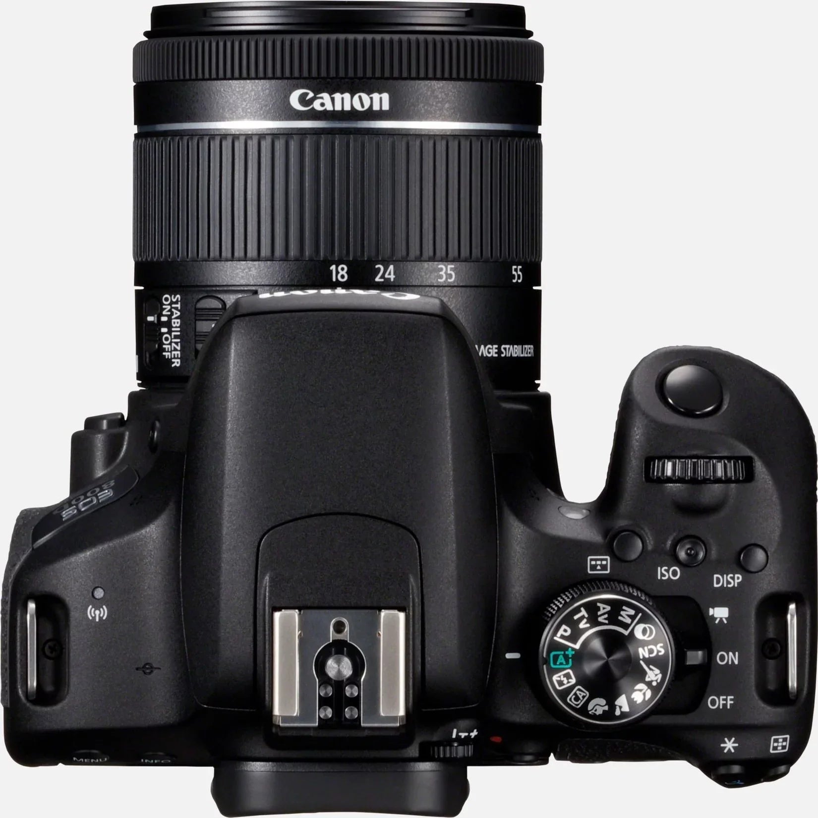 Canon EOS 800D 24.2 Megapixel Digital SLR Camera with Lens, 0.71", 2.17", Black