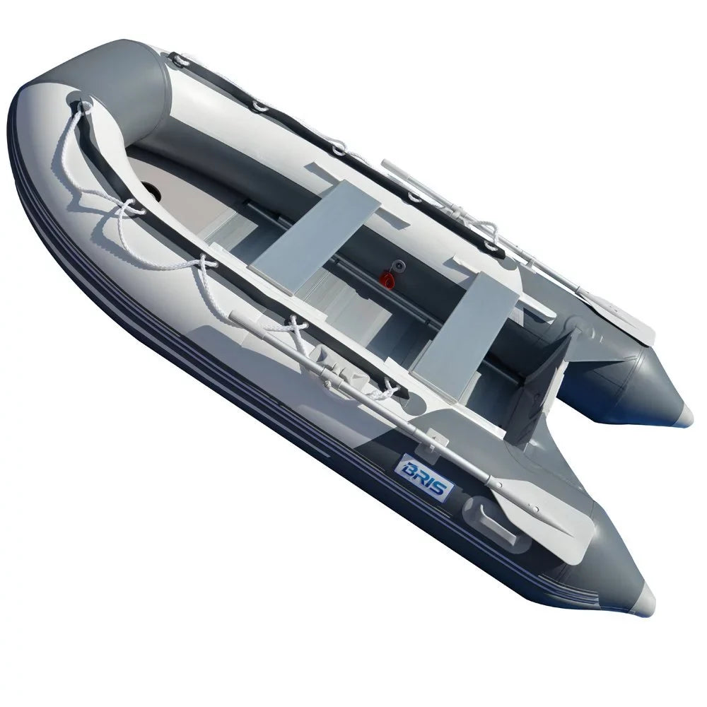 BRIS 9.8 Ft. Inflatable Vessel Dinghy Tender Raft with Aluminum floor