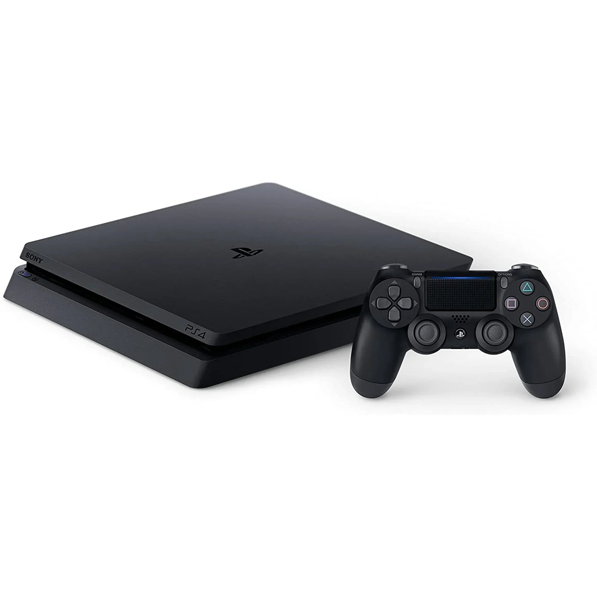 Sony 2215B PlayStation 4 Slim 500GB Gaming Console Black, Headset With BOLT AXTION Cleaning Kit Bundle Like New