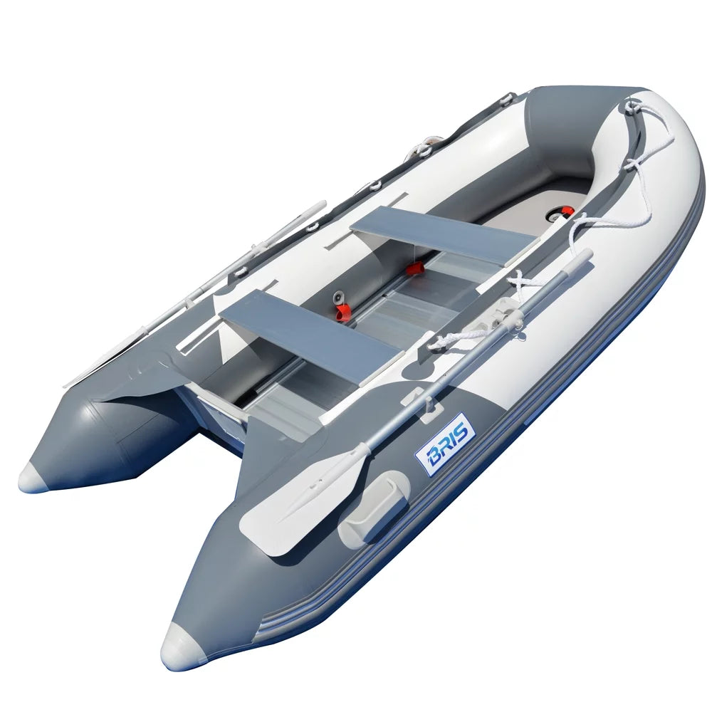 BRIS 9.8 Ft. Inflatable Vessel Dinghy Tender Raft with Aluminum floor