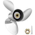 VEVOR Outboard Propeller, 3-Blade 14.5" x 21" Vessel Propeller, Replace for OEM 3860709, Matching with SX Sterndrives Outboard Volvo Penta Engine, Right-handed Steel Propeller Steel & 19 Spline Teeth