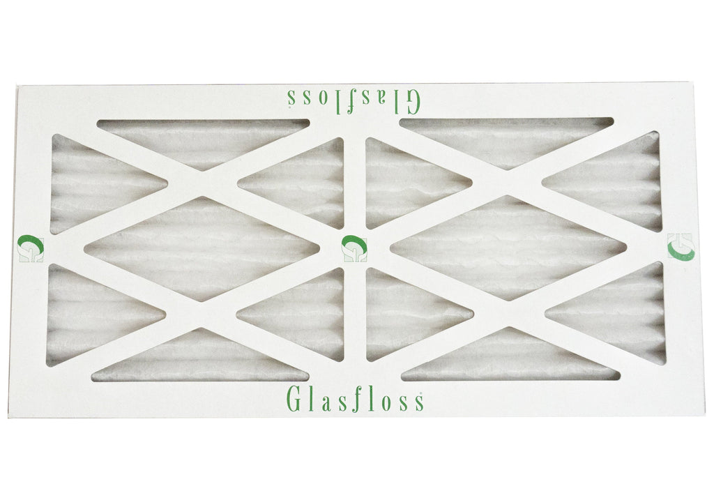 Glasfloss 14x18x1 - MERV 10 -Qty:12 - Furnace Air Filter - Made in USA (Actual Size: 13.5 x 17.5x7/8 inch)