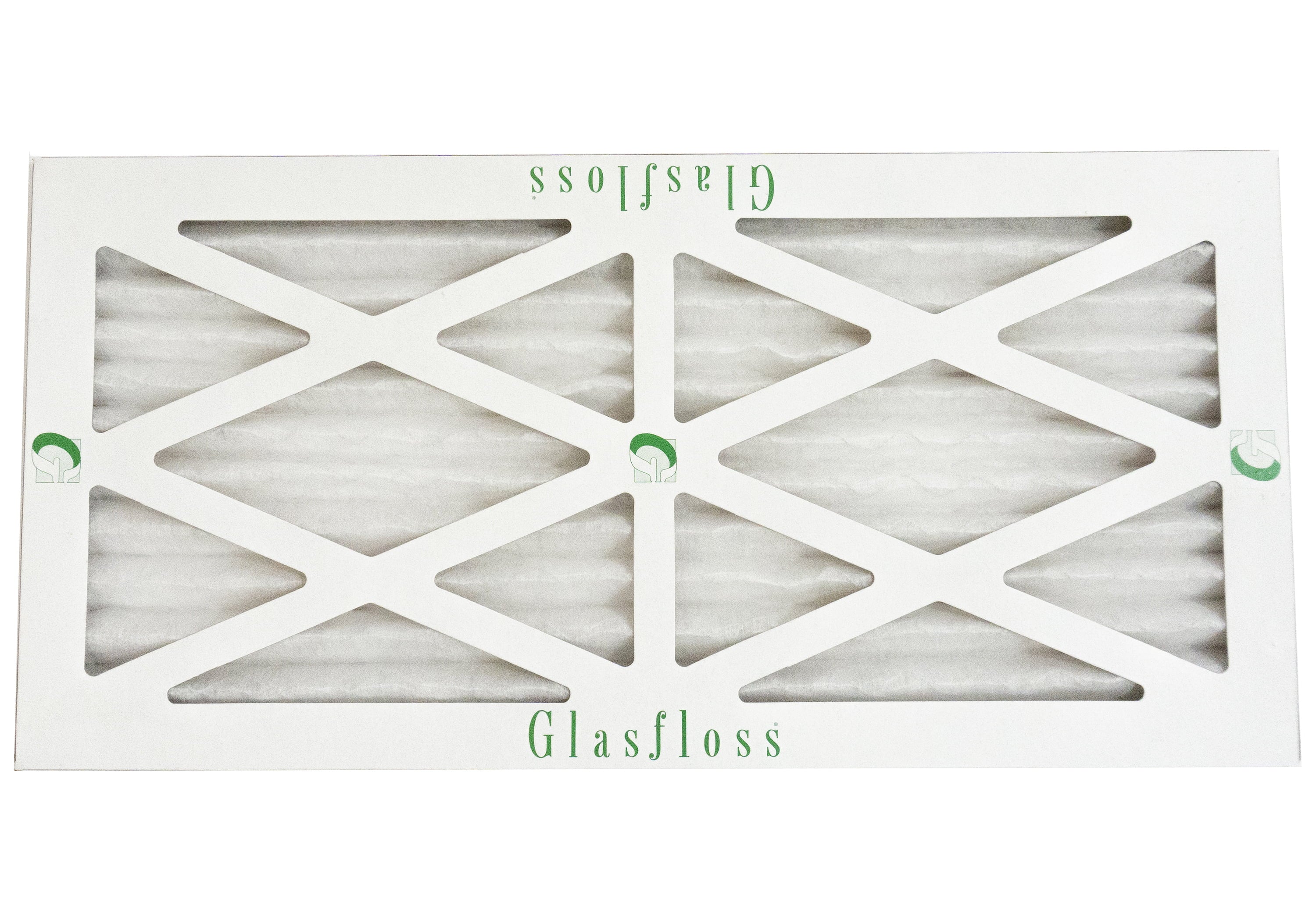 Glasfloss 14x18x1 - MERV 10 -Qty:12 - Furnace Air Filter - Made in USA (Actual Size: 13.5 x 17.5x7/8 inch)