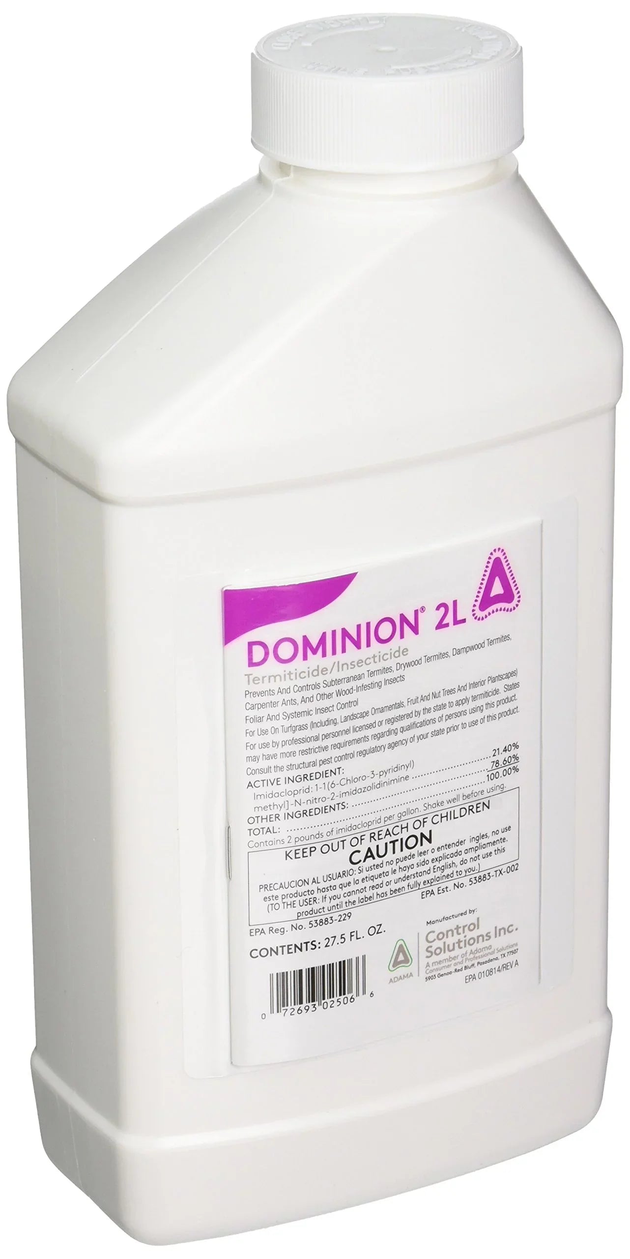 Control Solutions Dominion 2L Termiticide/Insecticide - 27.5 Fluid Ounce