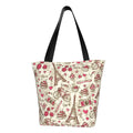 Lukts Paris Vintage Tote Bag,Shoulder Bag Women'S Hobos Handbags Large Capacity Shopping Bag