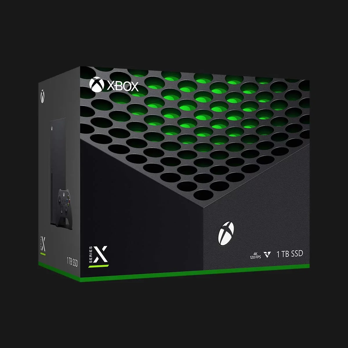Microsoft Xbox Series X Deluxe Bundle - 1TB SSD Flagship Black Xbox X Console and Wireless Controller with Five Games and Xbox Chat Headset
