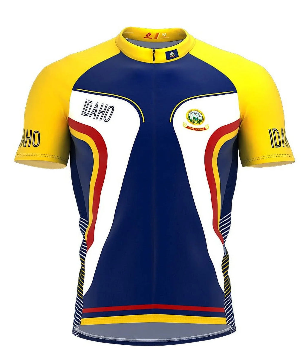 Idaho Bike Short Sleeve Cycling Jersey for Men - Size XS