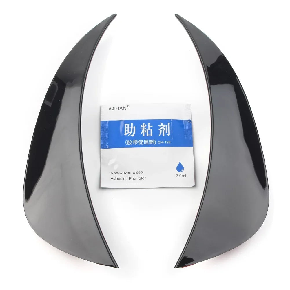 ZS Auto Front Bumper Air Vent Protection Trim Glossy Black ABS For Mercedes Benz W205 AMG C-Class C180 C200 C300 C400 2015 2016 2017 2018