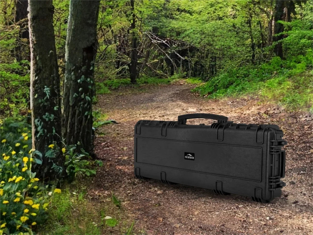 Monoprice Climate Hard Case - 47in x 16in x 6in With Wheels and Customizable Foam, IP67, Shockproof, Customizable Name Plate