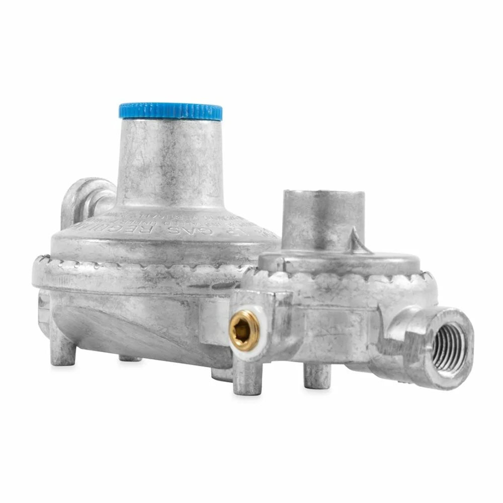 Camco Vertical 2-Stage RV Propane Regulator - Silver (59313)