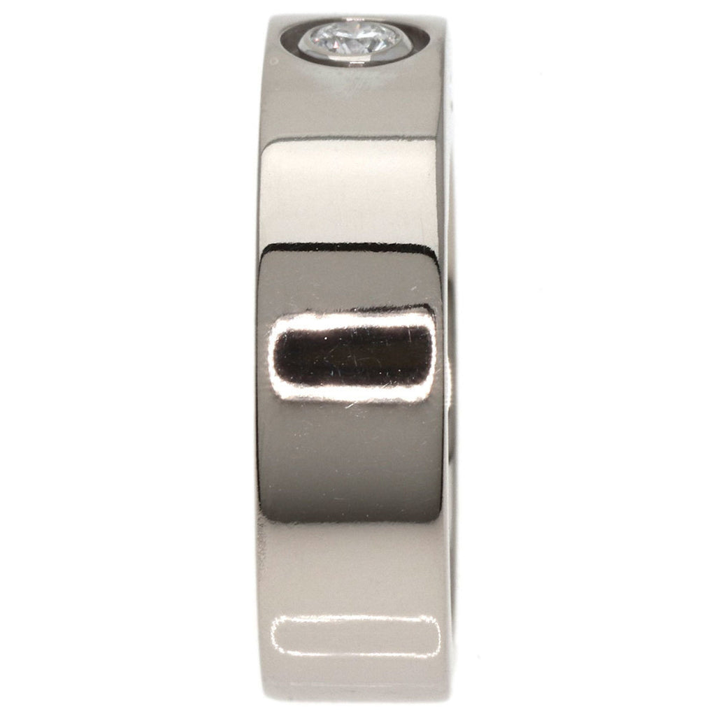 Pre-Owned Cartier Anniversary 1P Diamond #48 Ring, K18 White Gold, Women's, CARTIER (Good)