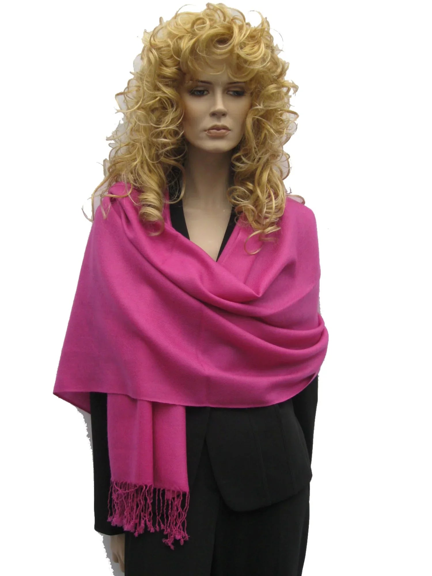 Scarf/Scarves/Shawl/Shawls/Stole/Wrap/Pashmina Scarf/Pashmina Shawl/Cashmere/Cashmere Scarf/Wool/Silk (Raspberry Sorbet)