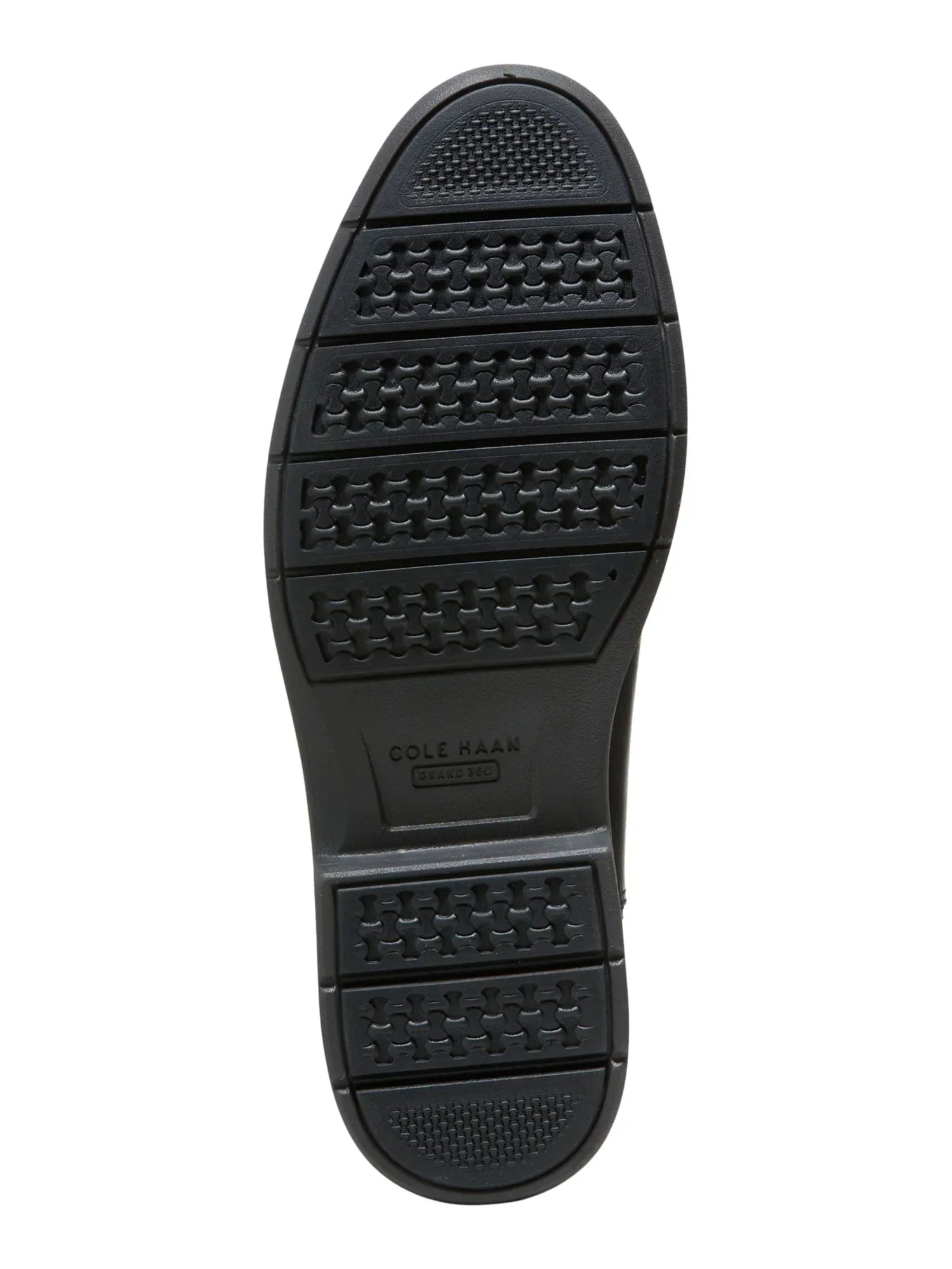 COLE HAAN GRANDSERIES Mens Black Pull Tab Goring Cushioned Go-to Round Toe Block Heel Leather Chelsea 10.5 M
