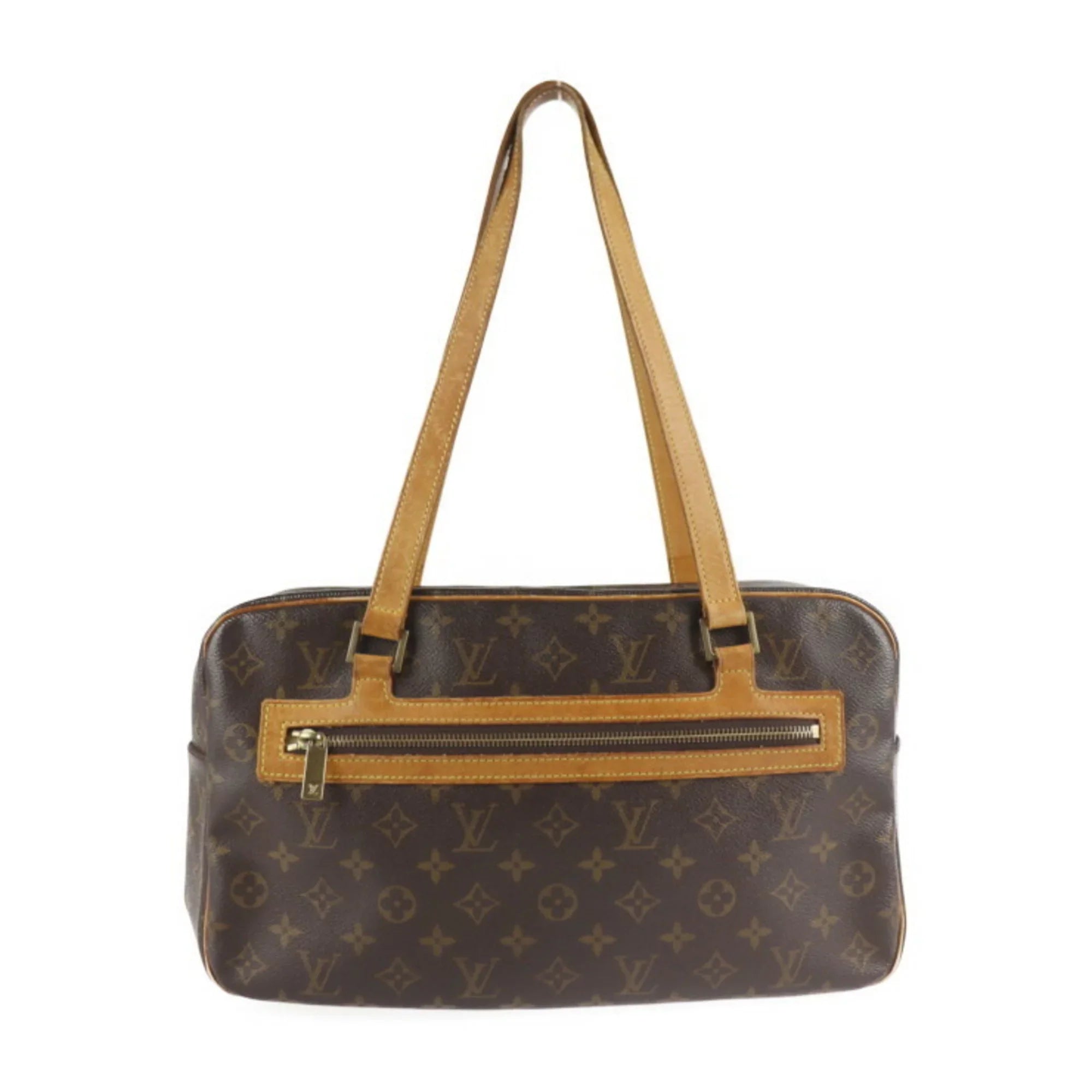 Pre-Owned LOUIS VUITTON Louis Vuitton Cite GM Shoulder Bag M51181 Monogram Canvas Leather Brown (Good)