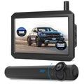 AUTO-VOX TW1 Wireless Backup Camera for Trucks, 3Mins DIY Installation, Mini Size Back Up Camera Systems for Car, Super Night Vision Rear/Front View with 5'' Monitor