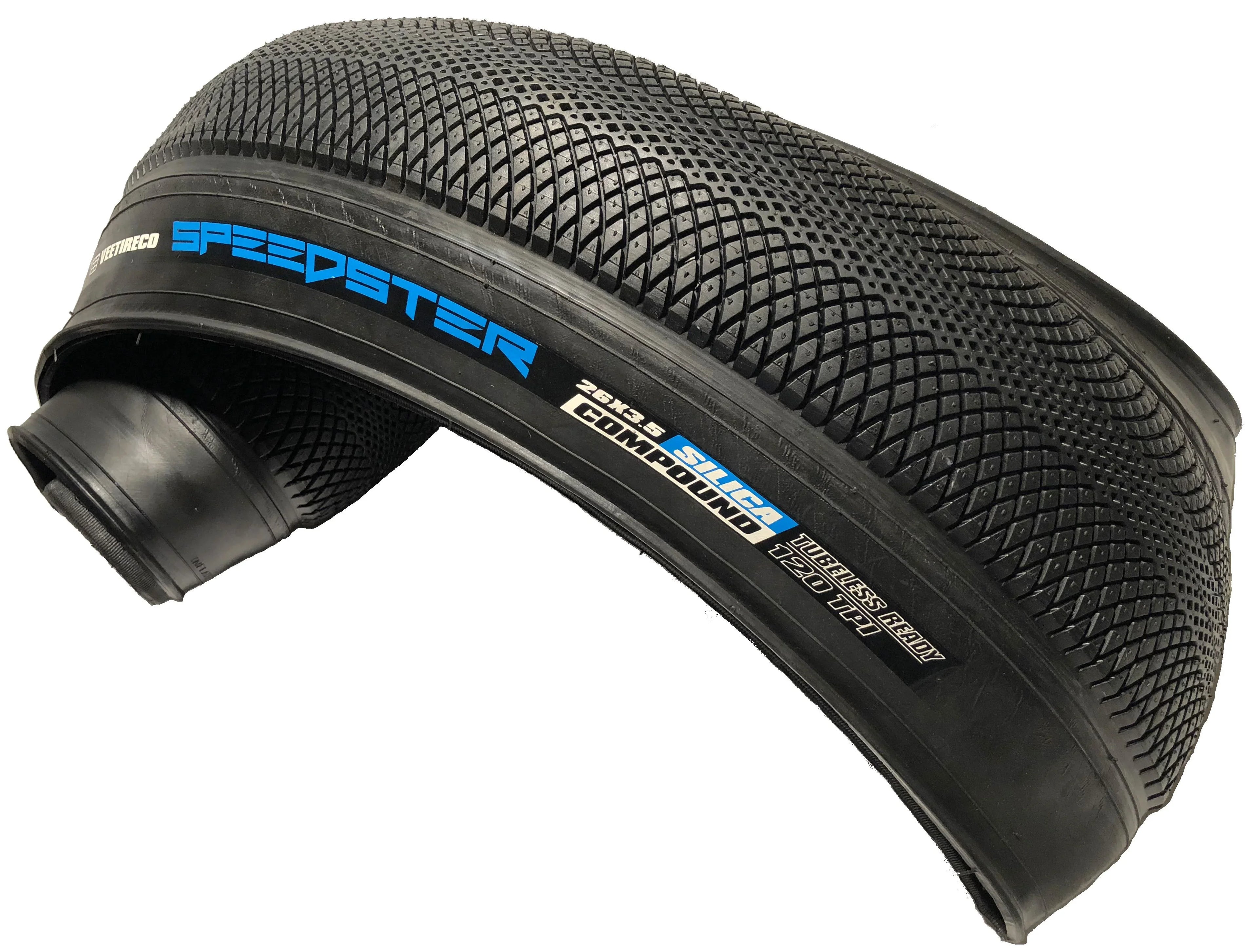Vee Tire 26x3.5 Speedster Fat Tire 90-559 Folding Bead Silica Compound