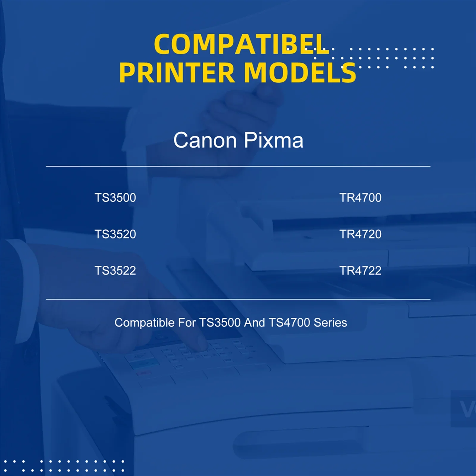 275xl Ink Cartridge for Canon ink 275 and 276 for 275 Printer ink High Yield for Canon Pixma TS3522 TS3520 TS3500 TR4722 TR4720 TR4700 Printer Black Color Combo Pack