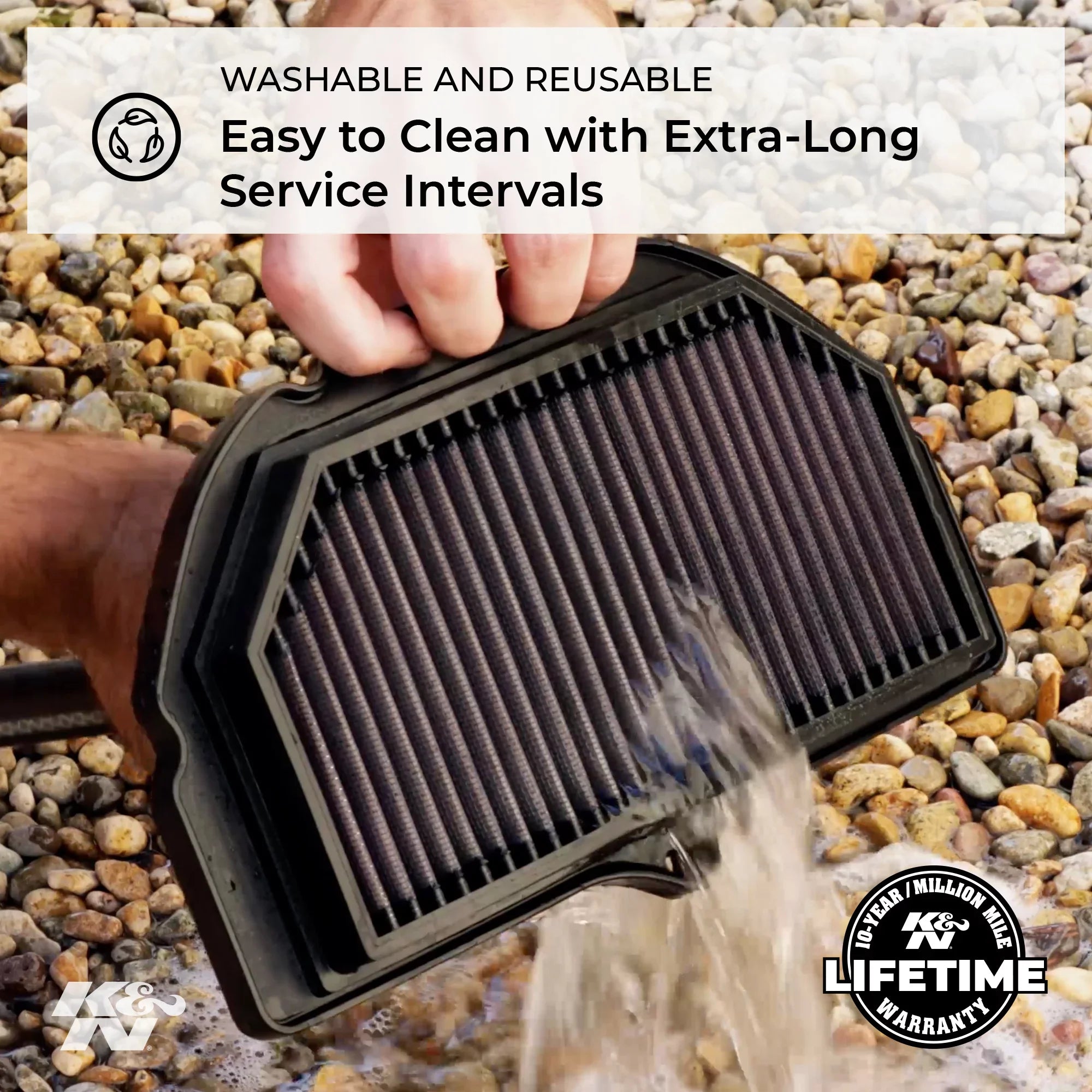 K&N Engine Air Filter: High Performance, Premium, Powersport Air Filter: 2010-2019 CAN-AM (Ryker, 600 ACE, 900 ACE, Rally Edition, Spyder, RS SM5, RS-S SE5, RS-S SM5, and other select models) CM-9910