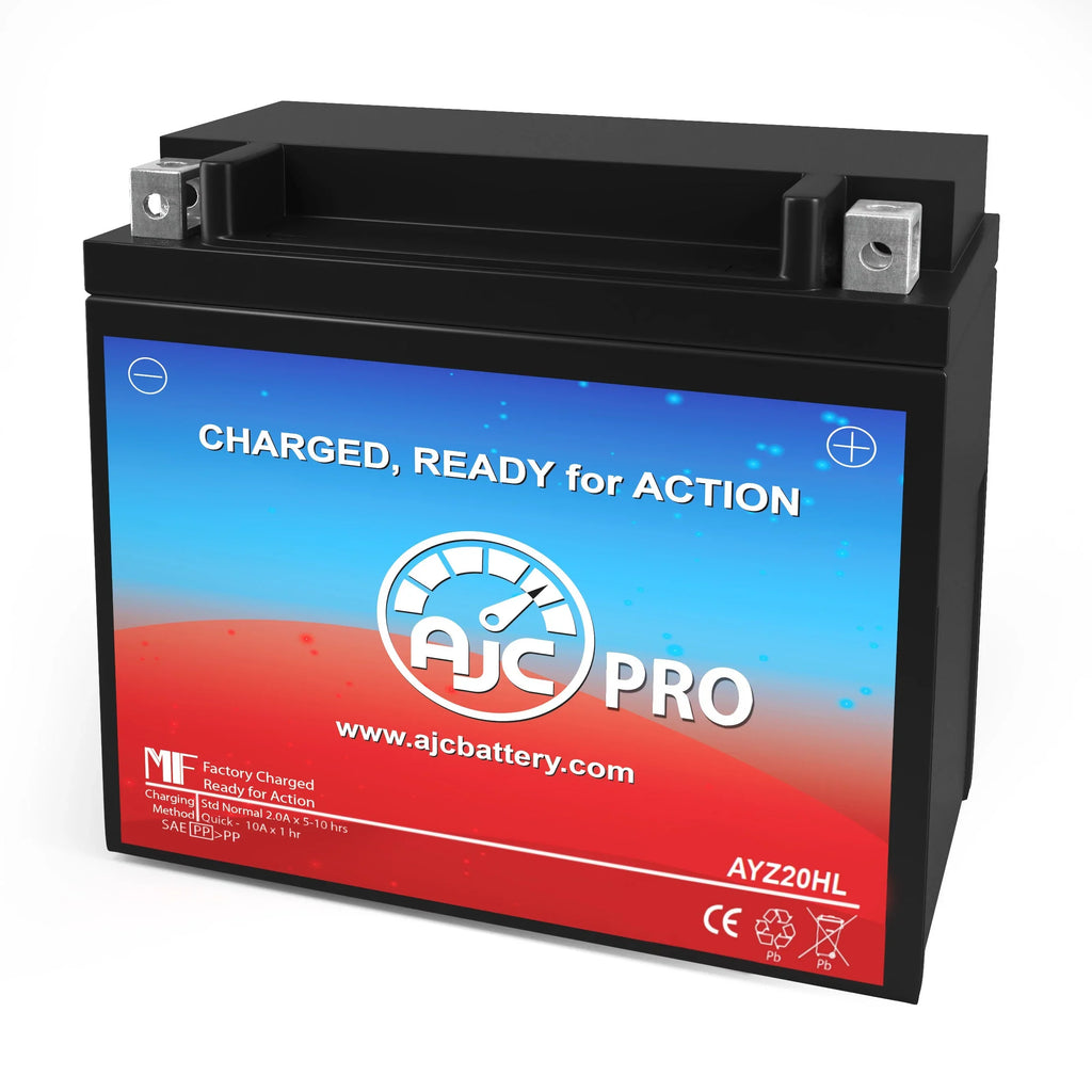 AJC Pro Battery Matching with Bombardier GTx 500Ss 593CC Snowmobile Replacement Battery (2005)