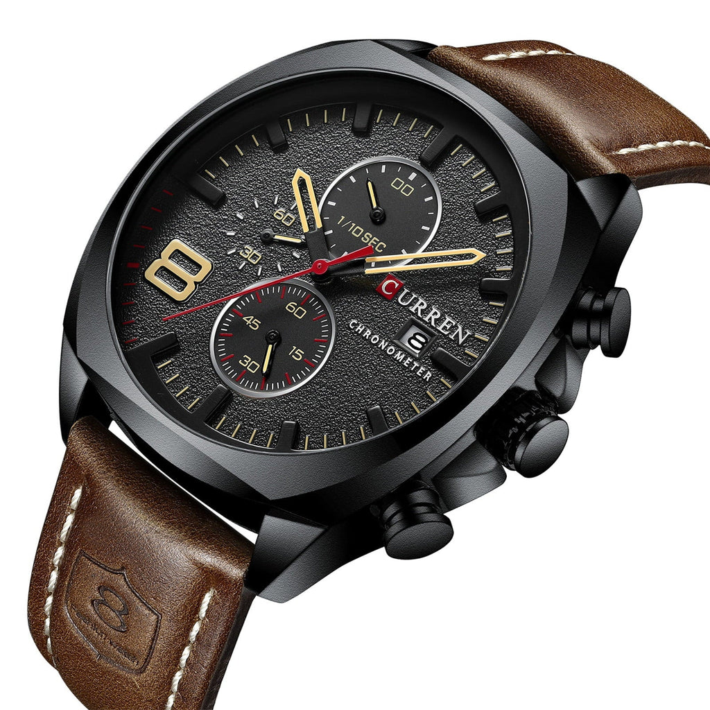 Dazzduo Wristwatches,Casual Wrist Watch Business Casual Wrist Watch Quartz Movement Men Watch Arealer