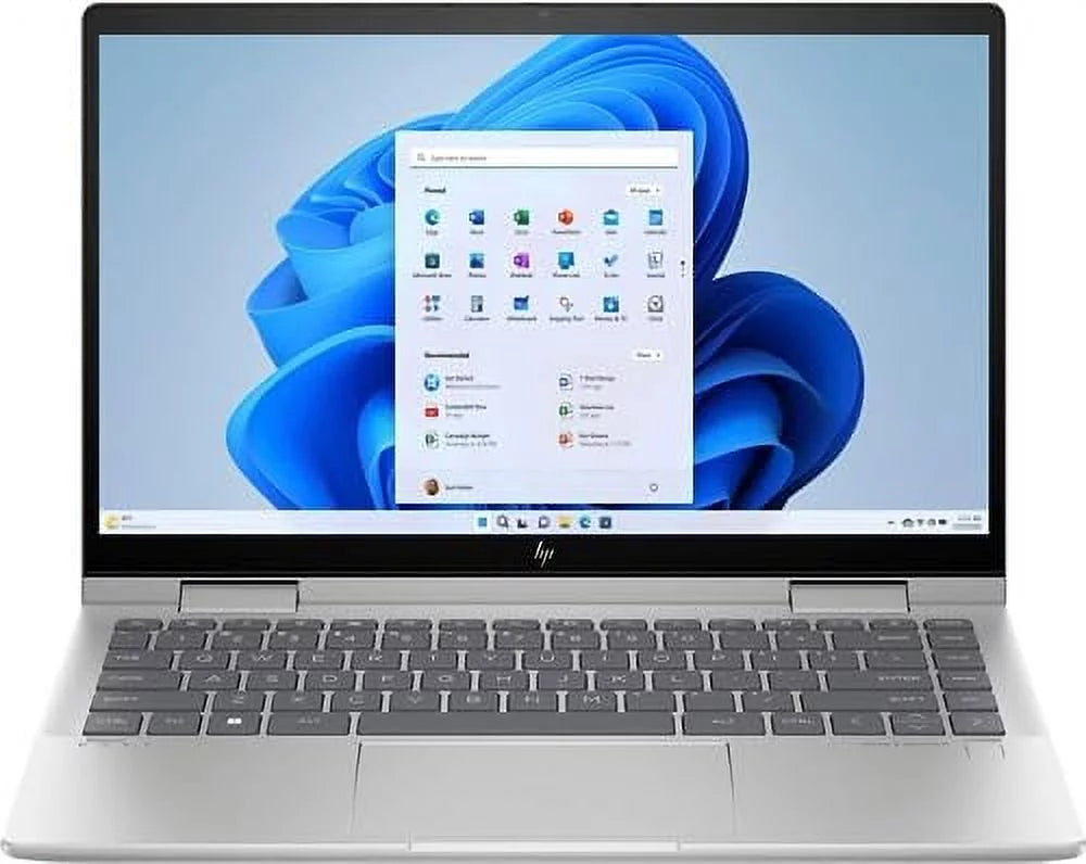 HP Envy x360 2-in-1 2023 Business Laptop 14" FHD IPS Touchscreen 10-Core 13th i7-1355U 16GB DDR4 1TB SSD Iris Xe Graphics Wi-Fi 6E Backlit Keyboard Fingerprint Windows 11 Home w/ONT 32GB USB