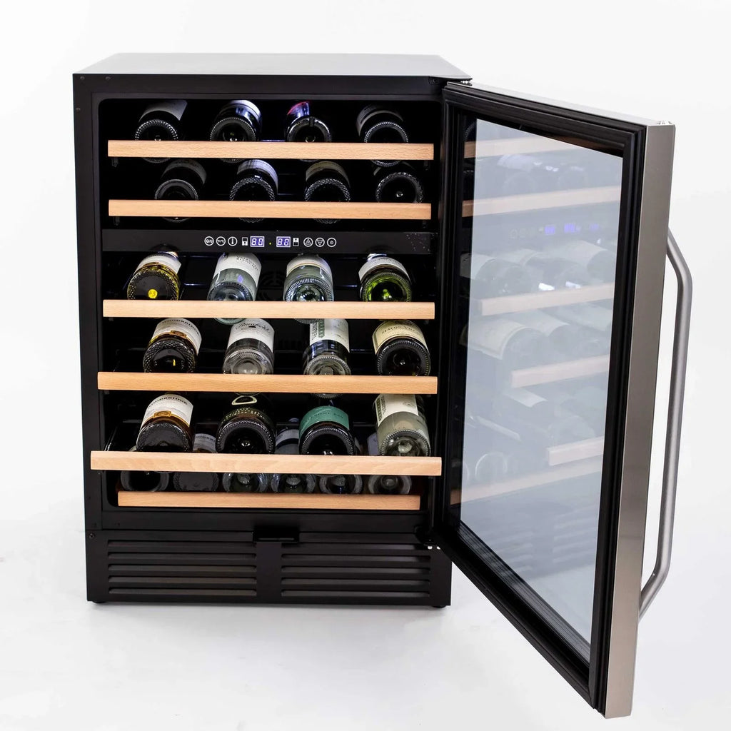 AVANTI WCR496DS WINE COOLERS Black On Stainless