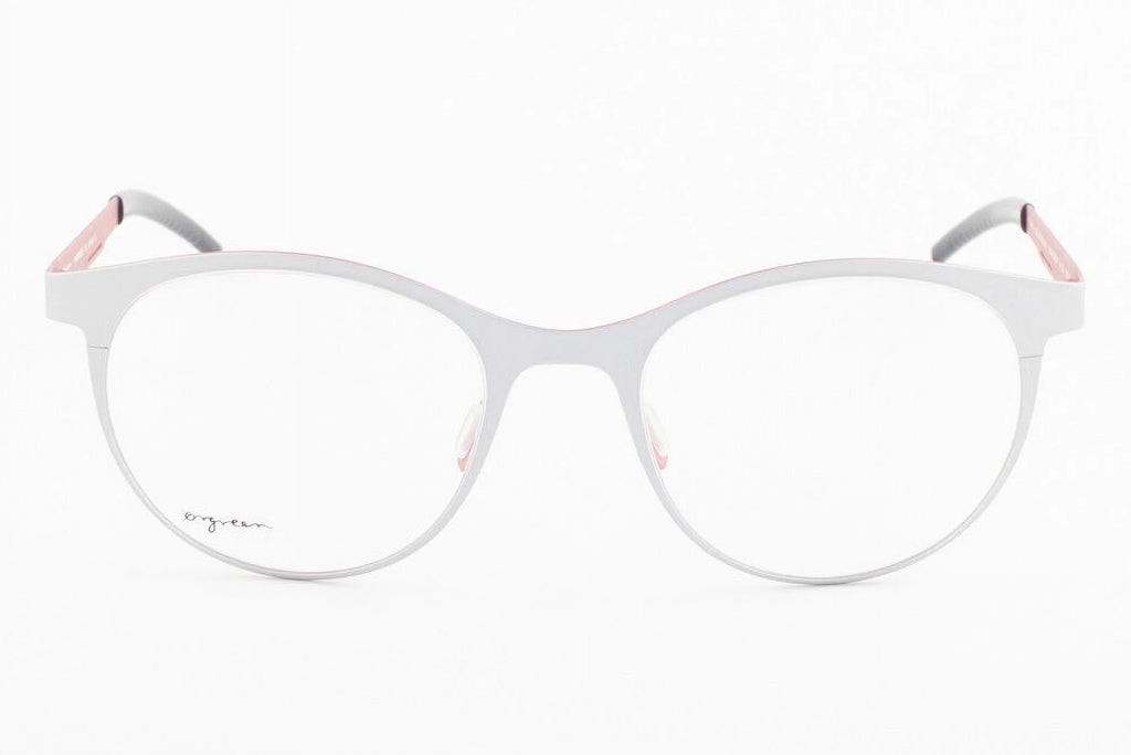 Orgreen CONNAISSEUR 382 Matte Silver / Matte Coral Titanium Eyeglasses 50mm