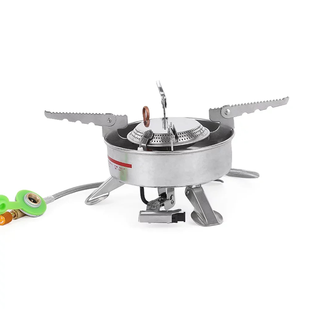 MABOTO BRS-10 Outdoor Portable Camping Picnic Split-Type Stainless Steel Butane Gas Cooker Big Power Large Blaze