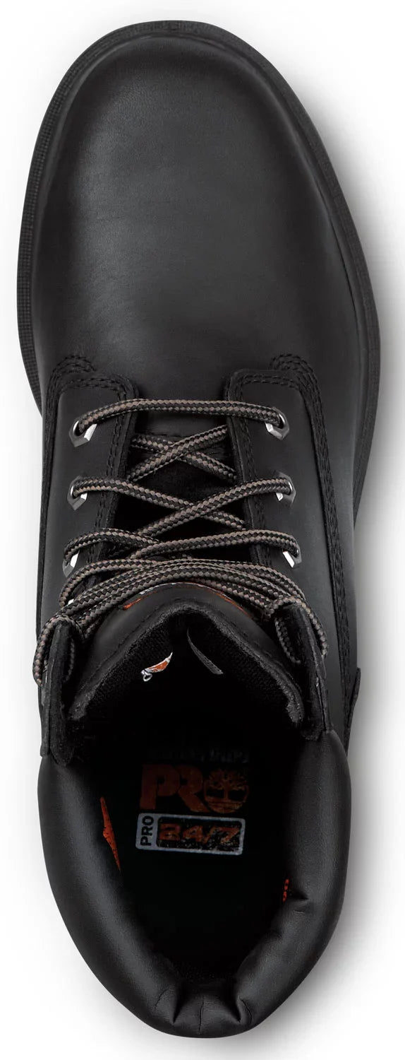 Timberland PRO 8IN Direct Attach Men's, Black, Steel Toe, EH, MaxTRAX Slip Strong WP Boot (11.0 W)