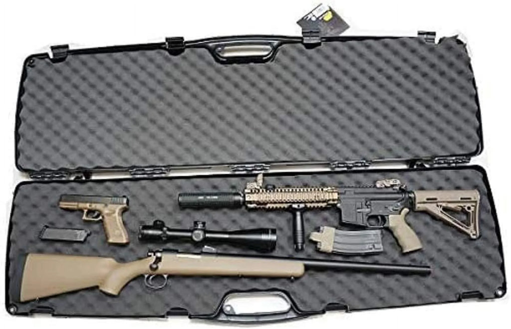 Plano SE Double Scoped Rifle/Shotgun Case, Black