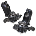 AutoShack Front Steering Knuckles and Wheel Bearing Hub Assembly 5 Lugs with ABS Set of 2 Driver and Passenger Side Replacement for 2012 2013 2014 2015 2016 2017 2018 Ford Focus 2.0L FWD