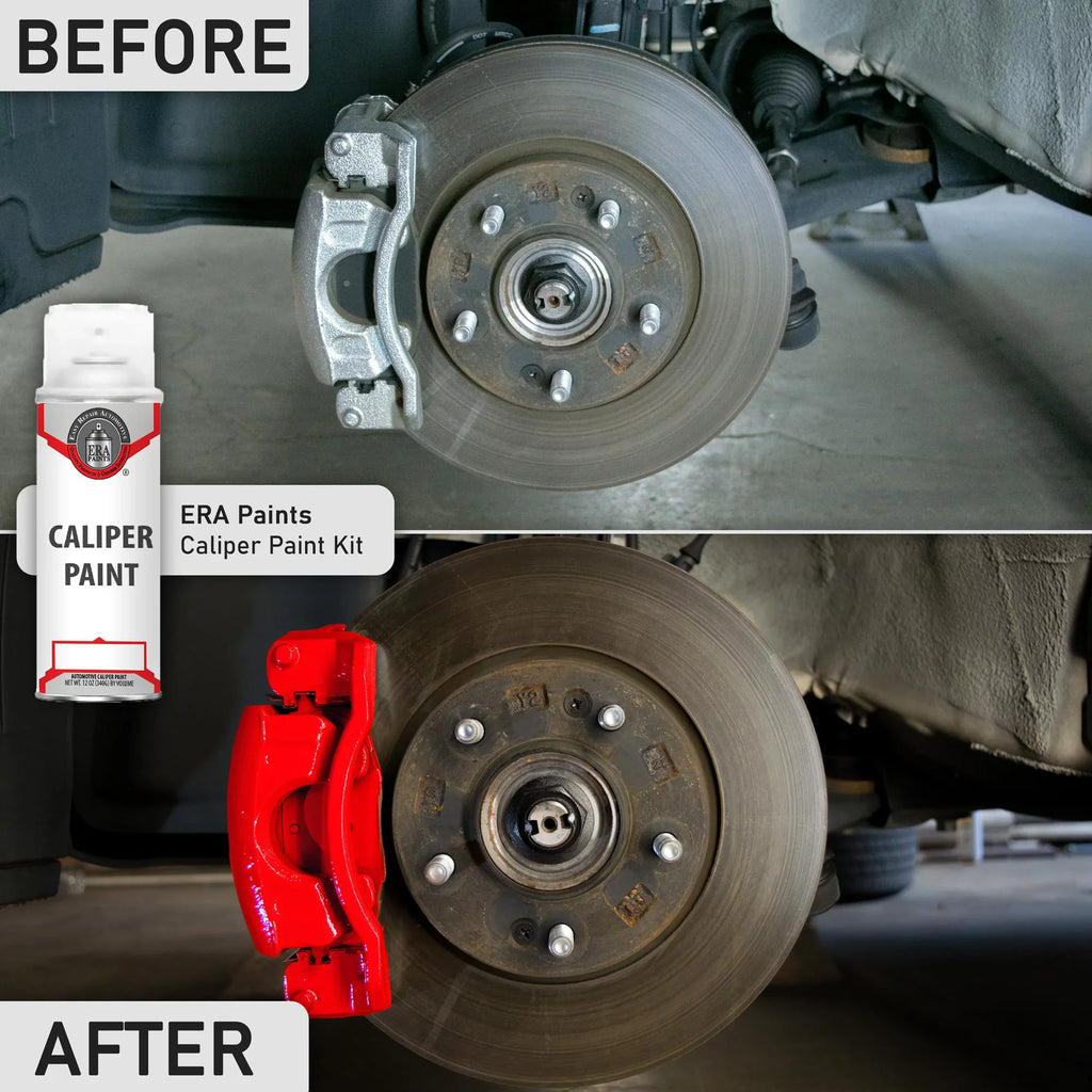 ERA Paints Green Brake Caliper Paint Kit With Omni-Curing Catalyst - 2K Aerosol High Gloss Chemical Strong and Extremely Long-lasting Against Color Fade and Brake Fluid