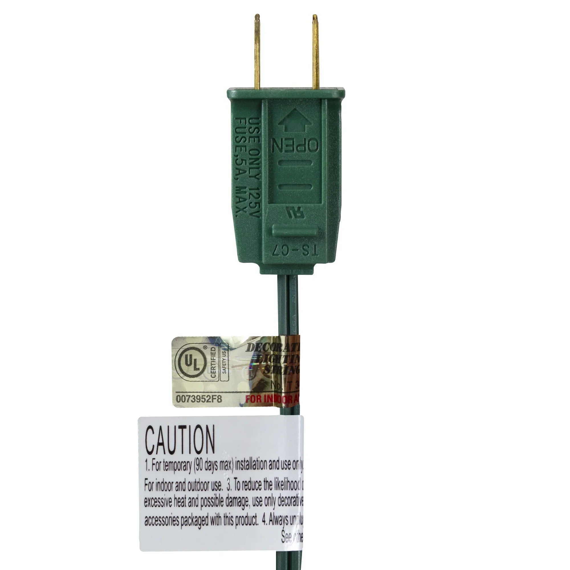 Northlight 25-Count Transparent Multi-Color C9 Twinkle Christmas Light Set, 24ft Green Wire