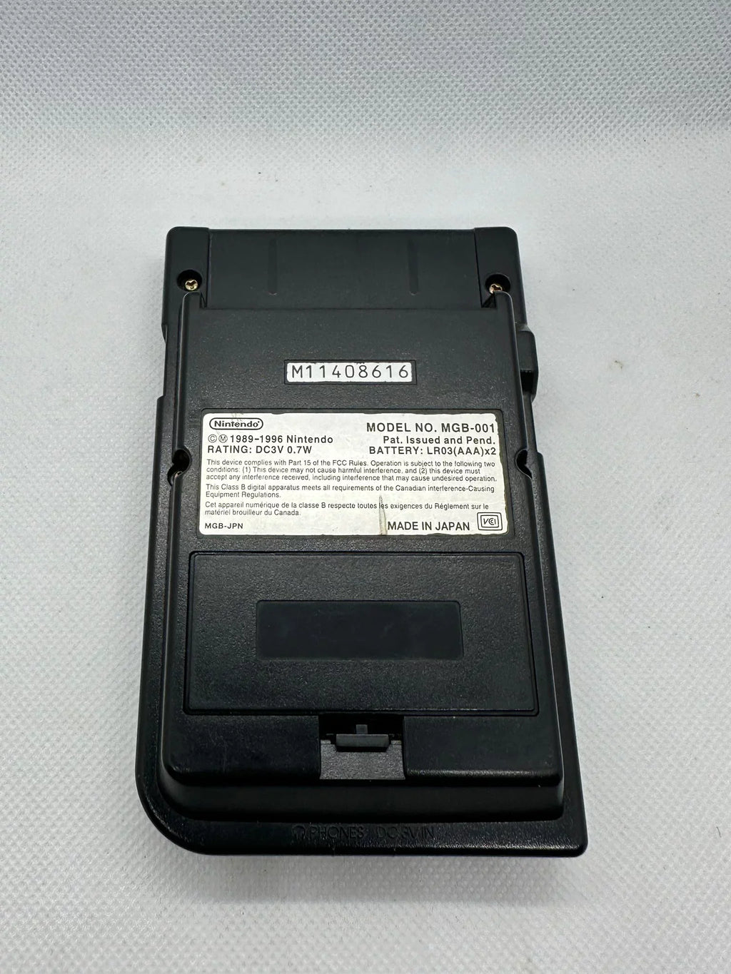 Authentic Nintendo GameBoy Pocket Black, Game Boy Console Tested %100 OEM Works Excellent Rare Collectable