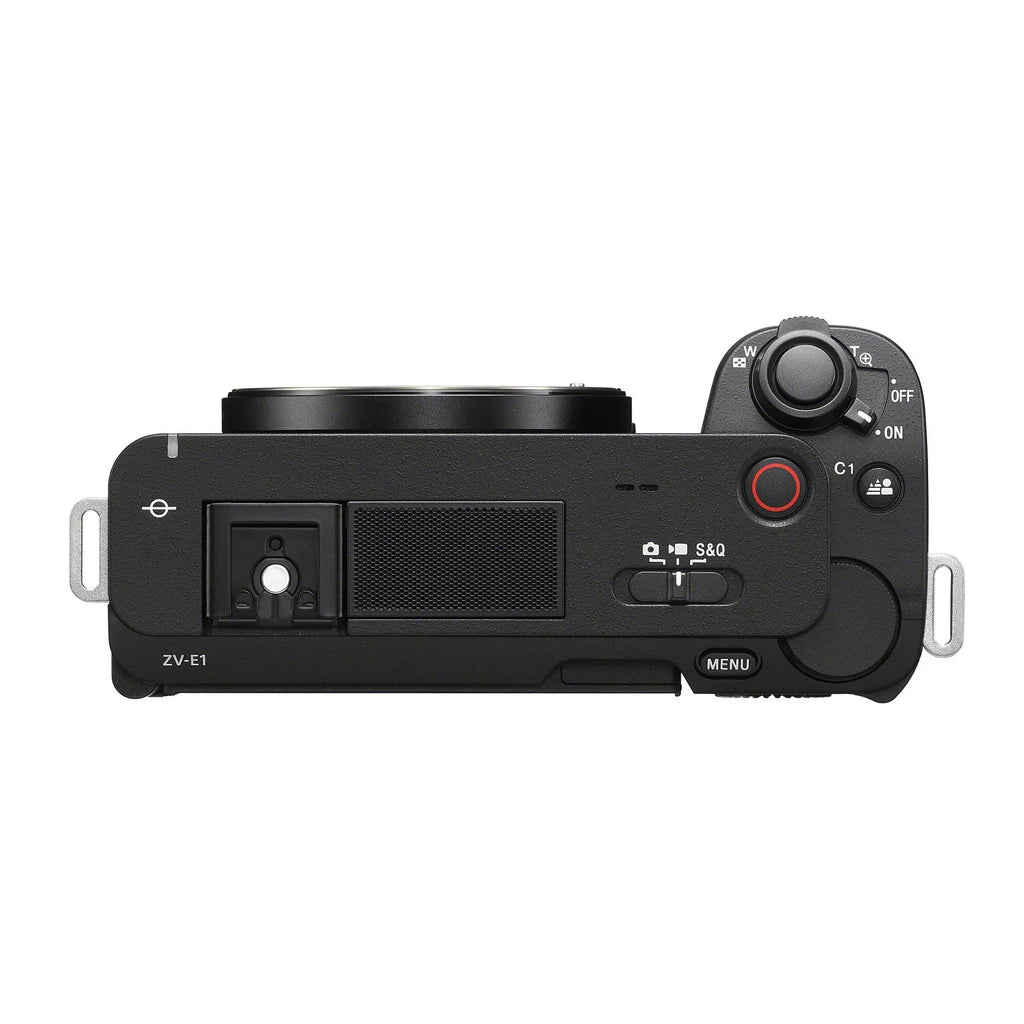Sony Alpha ZV-E1 Mirrorless Camera with 50mm Lens (ILCZV-E1/B, Black) Bundle