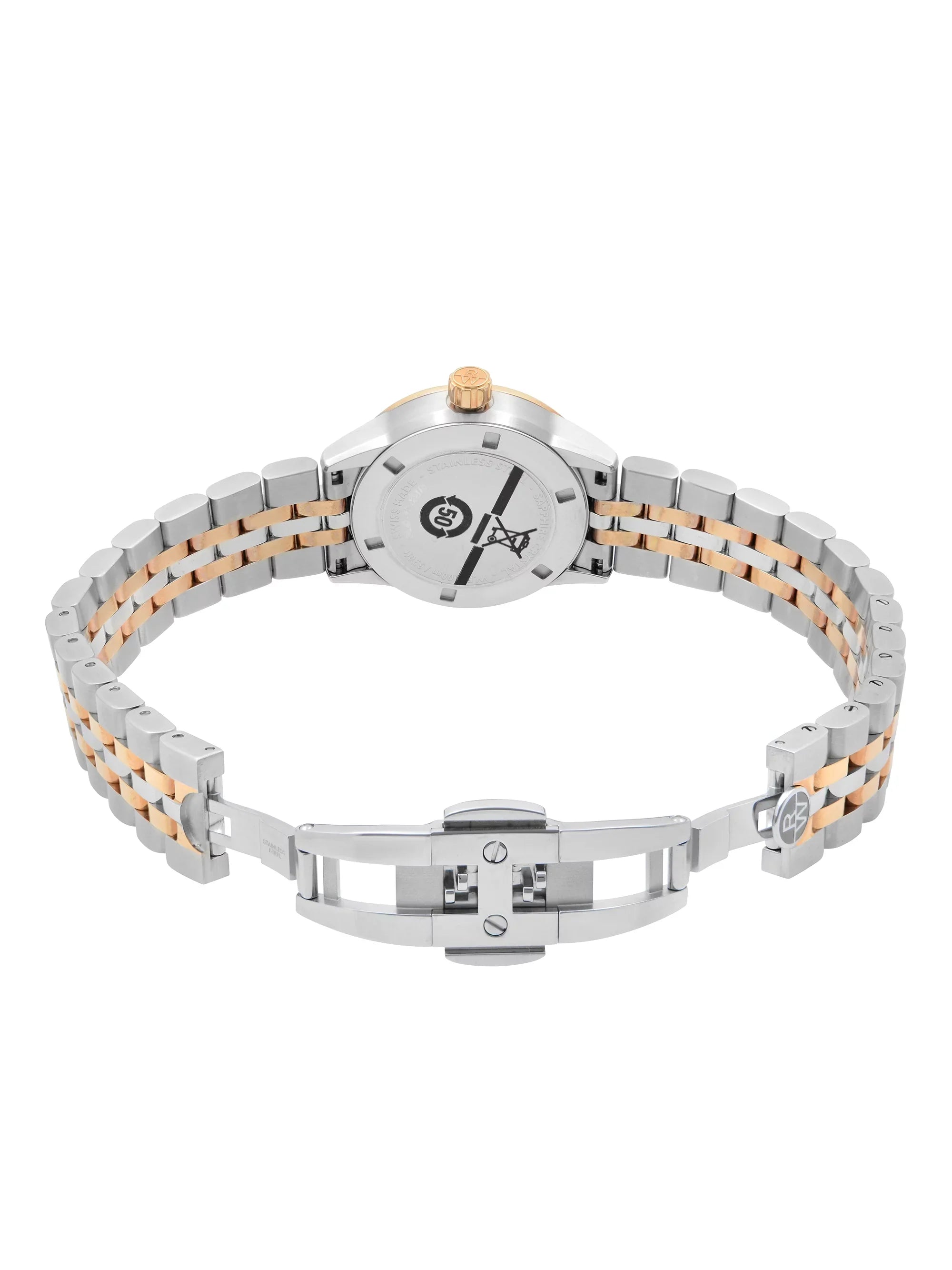 Raymond Weil Freelancer Two-Tone Steel Black Dial Ladies Watch 5629-SP5-20021