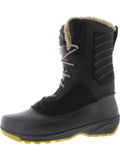 North Face Womens SHELLISTA IV Leather Faux Fur Winter & Snow Boots